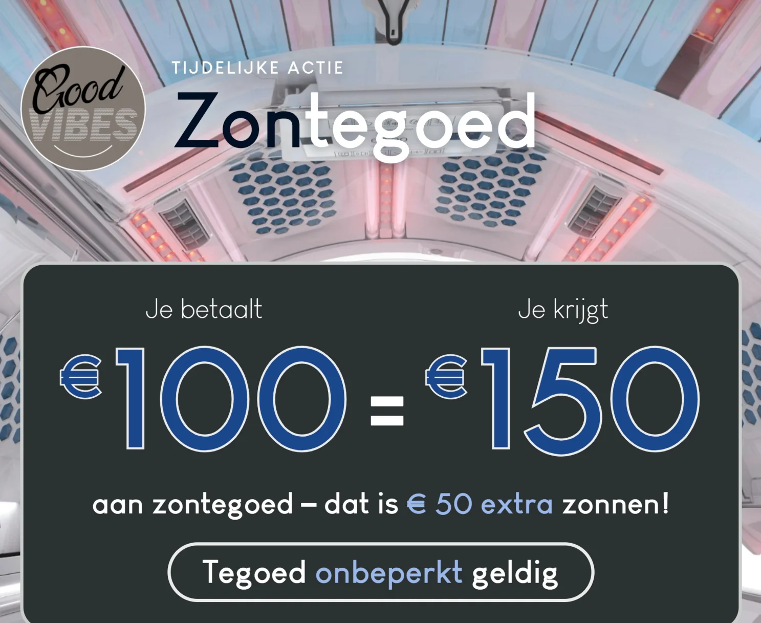 Zontegoed-actie: je betaalt € 100, je krijgt € 150 aan zontegoed